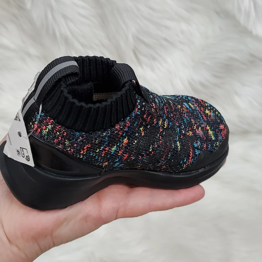 Adidas RapidaRun Laceless Knit Shoes Unisex Size 4K No Box BNIB